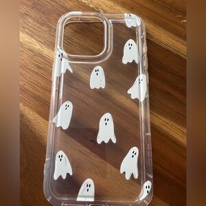 New Iphone 15 Pro Max Halloween Ghost Clear Phone Case Accessories pumpkin